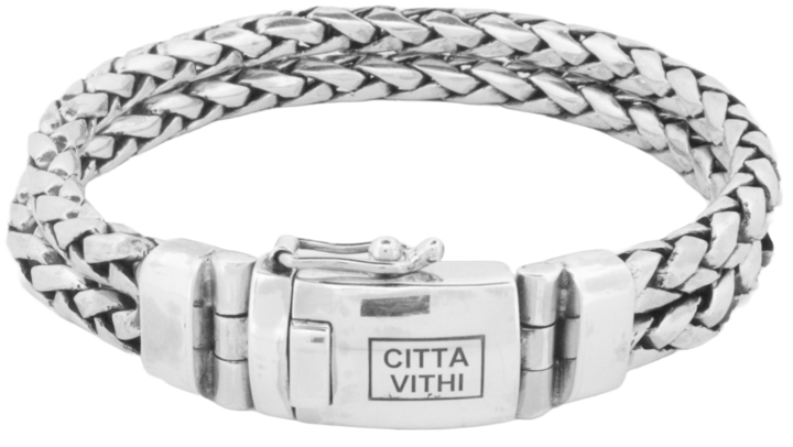 Zilveren Ambachtelijke CITTA VITHI Buddha Armband model 12