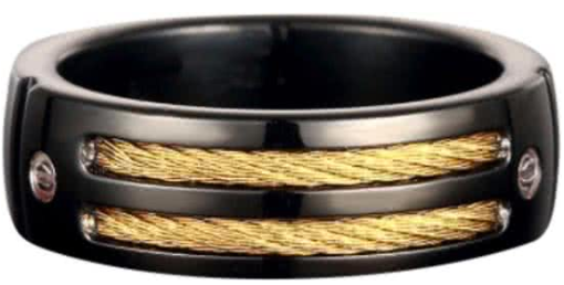 Ring gouden staaldraad model 104