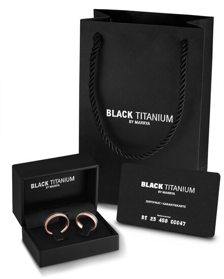 Trouwringen model 1092 Black Titanium