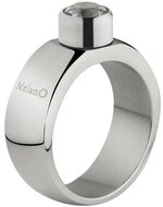 Melano Twisted zilverkleurige ring