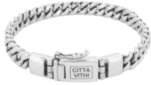 Zilveren ambachtelijke CITTA VITHI Buddha armband model 14