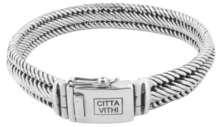 Zilveren Ambachtelijke CITTA VITHI Buddha Armband model 2