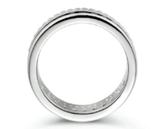 Ring 925 zilver zirkonia&#039;s model 248
