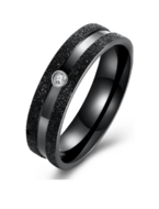 Ring zandstraal zwart model 106