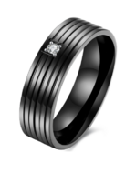 Ring zwarte randen model 107
