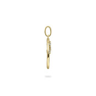 Halsketting 14 karaat goud met hanger levensboom model IY