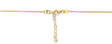 Halsketting gold plated met hanger rondje model EX