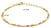 Armband gold plated valkenoog model AR