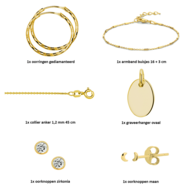 Cadeau Box gold plated sieraden